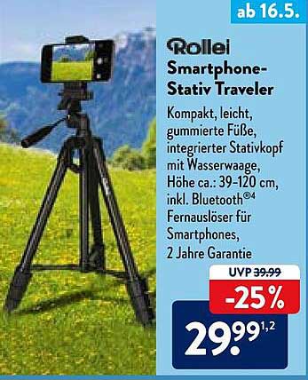 ALDI Nord Rollei Smartphone-stativ Traveler