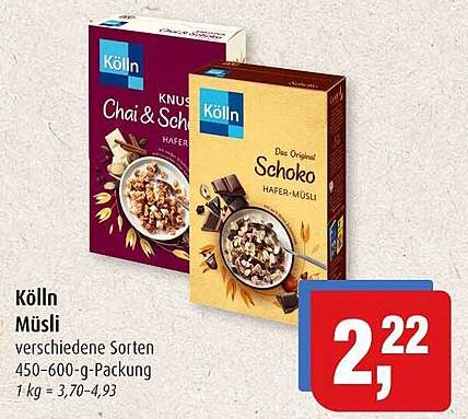 Kölln Müsli Angebot bei Markant Markt
