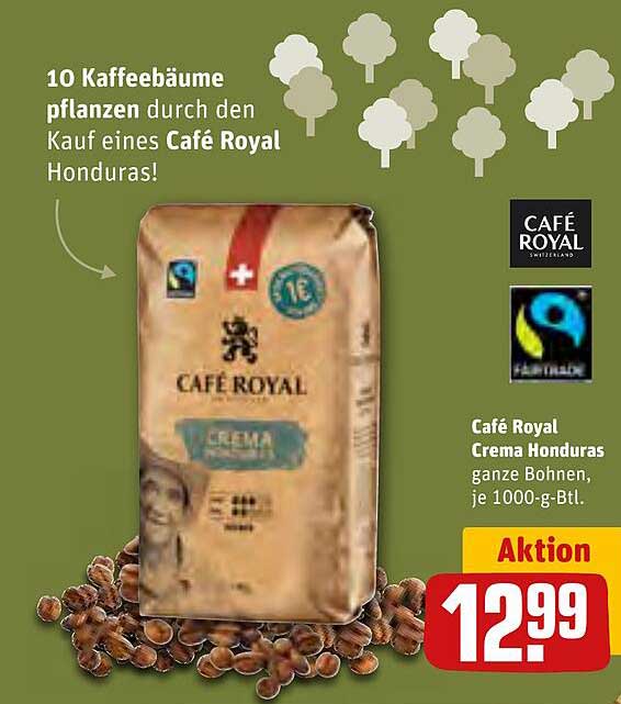 Café Royal Creme Honduras Angebot bei REWE 1Prospekte de