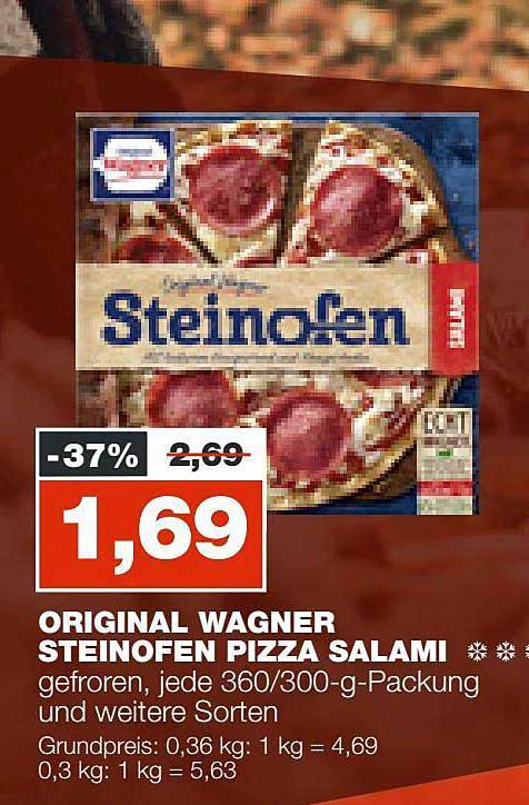 Original Wagner Steinofen Pizza Salami Angebot Bei Real Original Wagner Steinofen Pizza Salami Angebot Bei Real