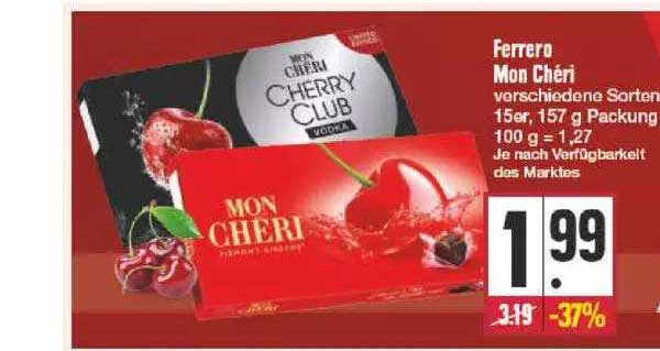 Mon Cherie Angebot