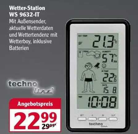 Funk-Wetterstation TECHNOLINE WS-9632-IT
