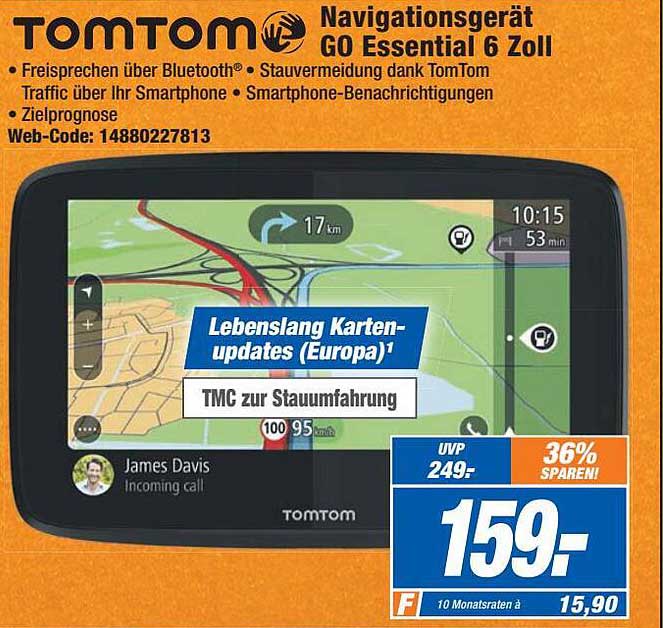 Tomtom Navigationsgerät Go Essential 6 Zoll Angebot bei Expert
