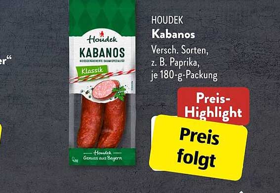 Houdek Kabanos Angebot bei ALDI SÜD - 1Prospekte.de