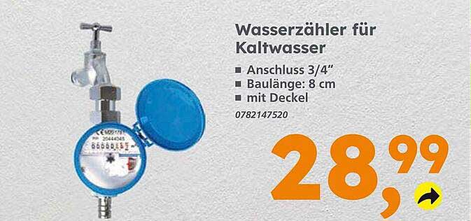 Wasserzähler Für Kaltwasser Angebot bei Globus Baumarkt