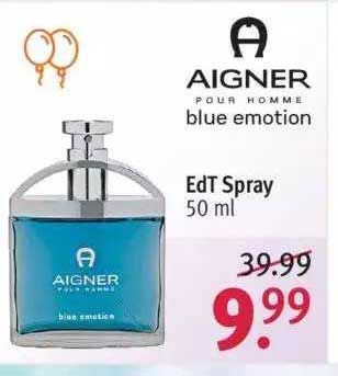 Aigner Pour Homme Blue Emotion Edt Spray 50 Ml Angebot bei