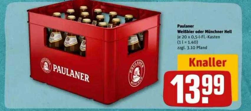 Faszinierend Paulaner Angebot Rewe Fotos