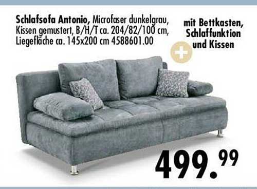 Schlafsofa Antonio Angebot bei Mobel Boss