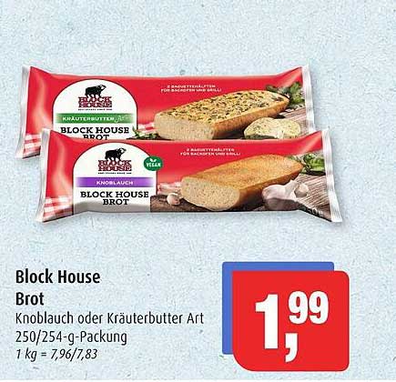 Block House Brot Angebote | Juli 2023 | 1Prospekte
