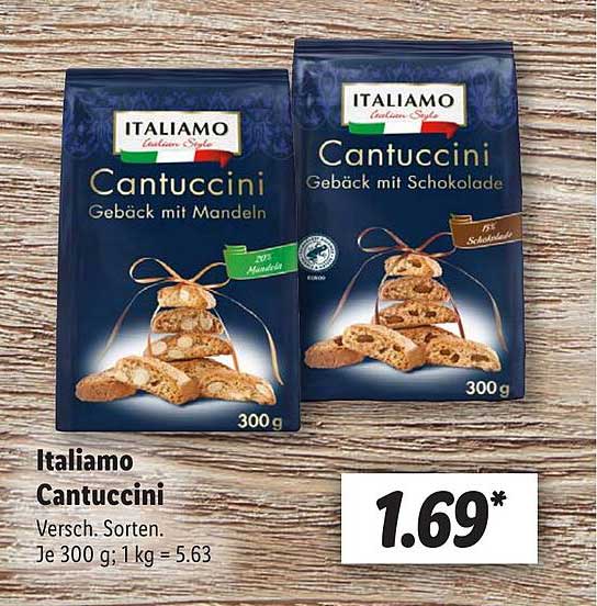 Cantuccini Lidl Angebot bei Italiamo