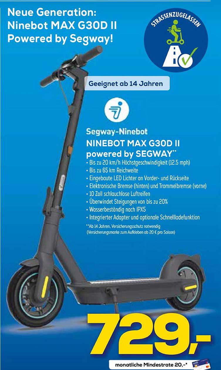 Euronics XXL Segway-ninebot Ninebot Max G30d II