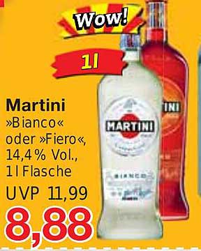 Martini Bianco Angebot bei Wiglo Wunderland - 1Prospekte.de