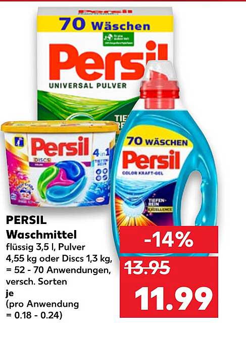 Persil Waschmittel Angebot bei Kaufland