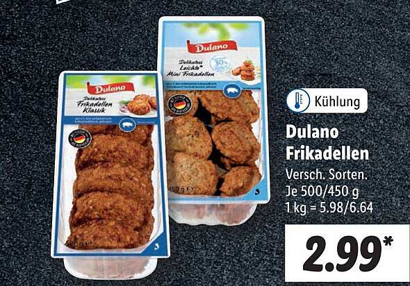Dulano Frikadellen Angebot bei Lidl - 1Prospekte.de