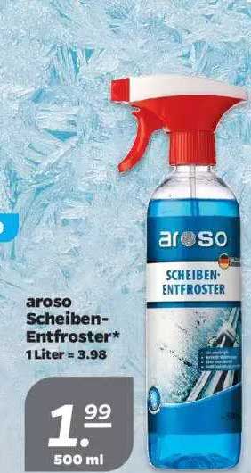 aroso Scheiben Entfroster 500 ml Angebot bei NETTO