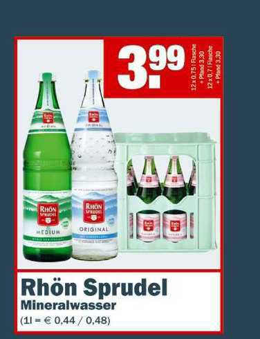Fränky Getränke Rhön Sprudel Mineralwasser