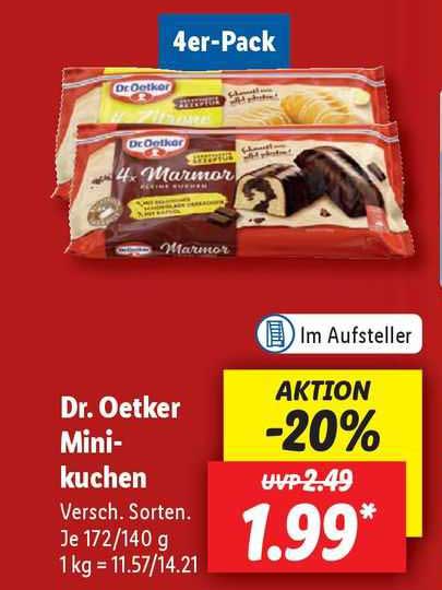 Dr Oetker Mini kuchen Angebot Bei Lidl 1Prospekte de