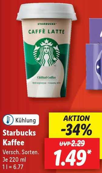 Starbucks Kaffee Angebot bei Lidl 1Prospekte.de