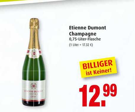 Markant Etienne Dumont Champagne