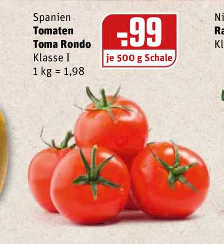 Spanien Tomaten Toma Rondo Angebot bei Kaufpark - 1Prospekte.de
