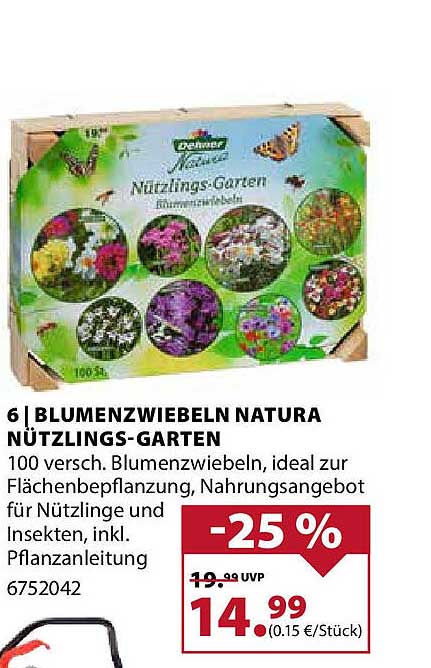 Blumenzwiebeln Natura Nützlingsgarten Angebot bei Dehner 1Prospekte.de