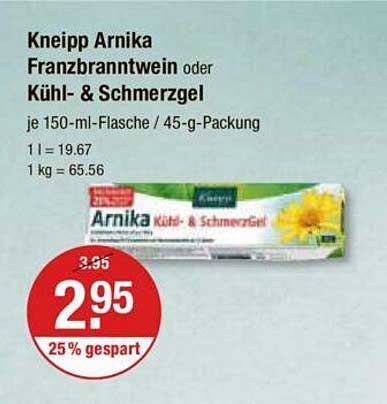 V-Markt Kneipp Arnika Franzbranntwein Oder Kühl- & Schmerzgel