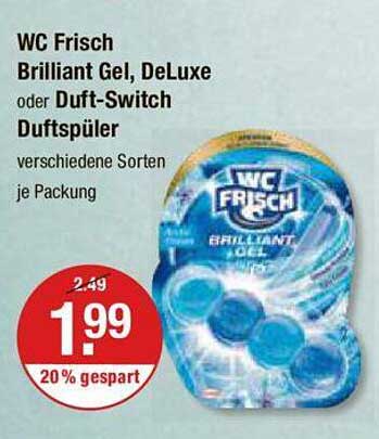 V-Markt Wc Frisch Brilliant Gel, Deluxe Oder Duft-switch Duftspüler
