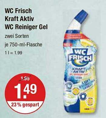 V-Markt Wc Frisch Kraft Aktiv Wc Reiniger Gel