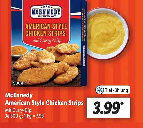 Mcennedy American Style Chicken Strips Angebot bei Lidl