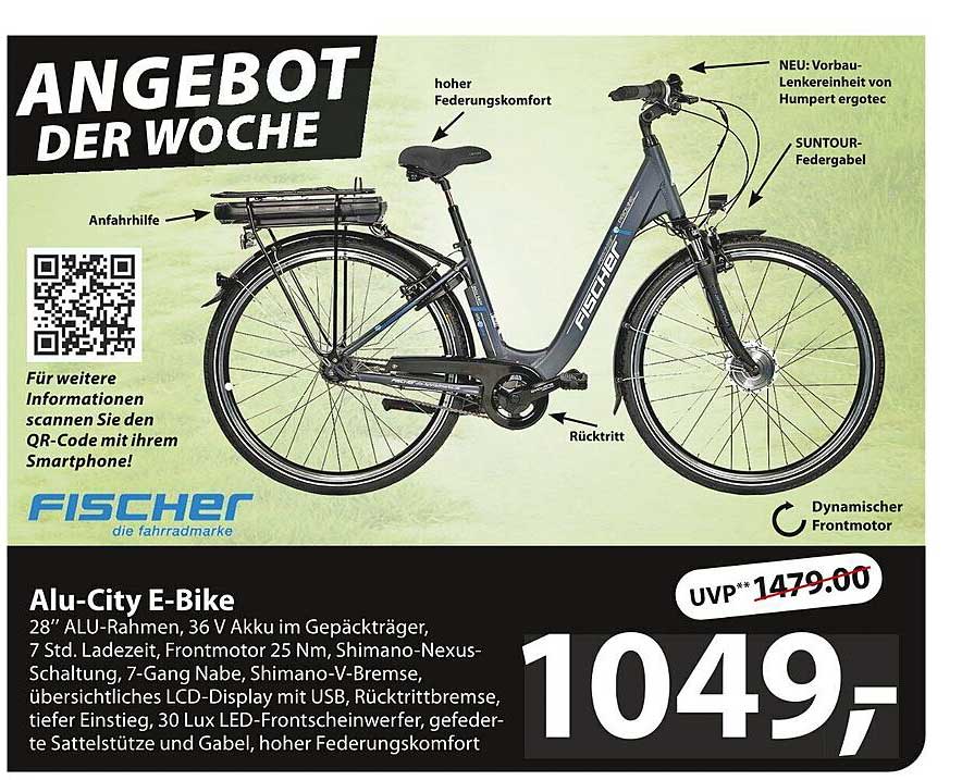 Famila Alu-city E-bike Fischer
