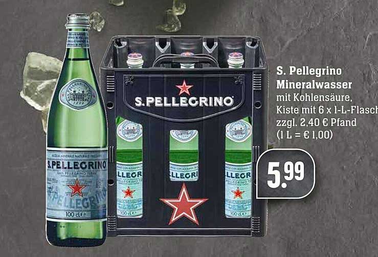 S Pellegrino Mineralwasser Angebot Bei Scheck In Center