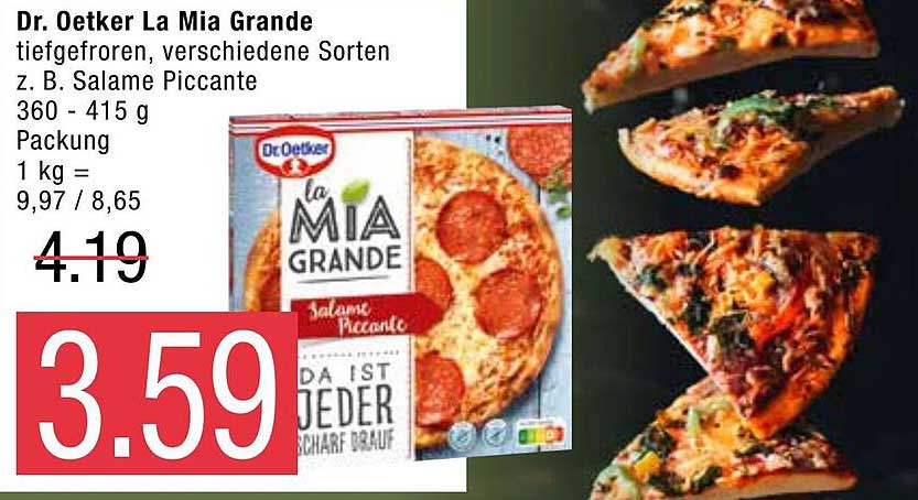 Dr Oetker La Mia Grande Angebot Bei Marktkauf Prospekte De