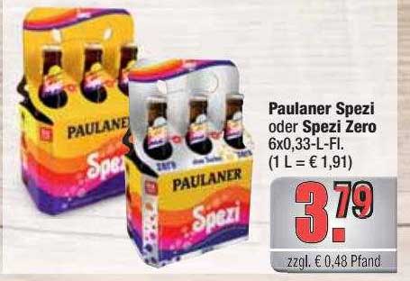 Paulaner Spezi Softdrink Glas 0,2l Becher Cola Limo Mix Gläser