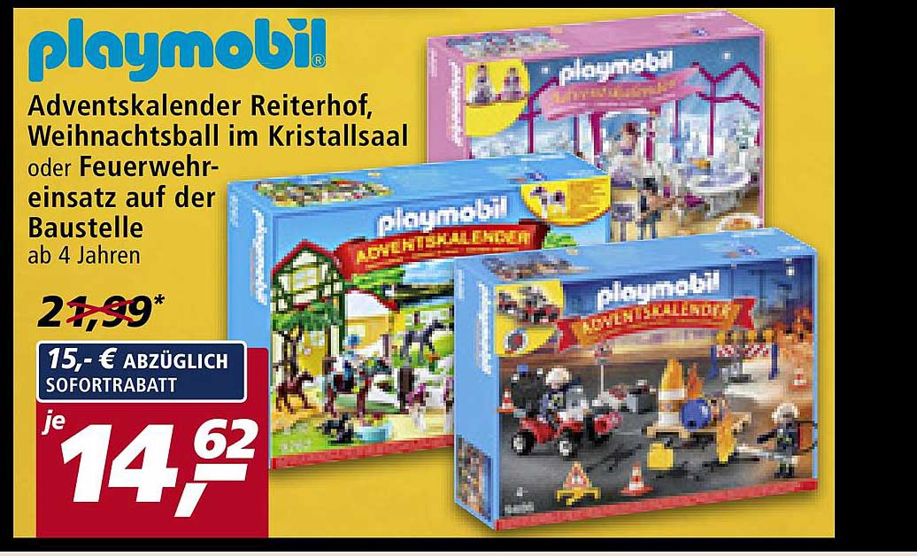 Baustelle Playmobil Adventskalender Reiterhof 