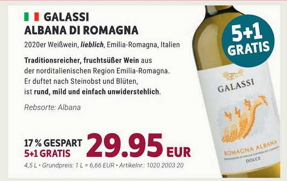 Vino Weinmarkt Galassi Albana Di Romagna