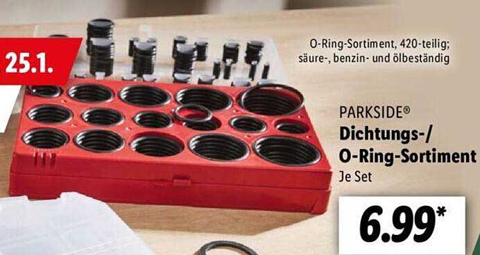 Parkside Dichtungs- Oder O-ring-sortiment Angebot bei Lidl