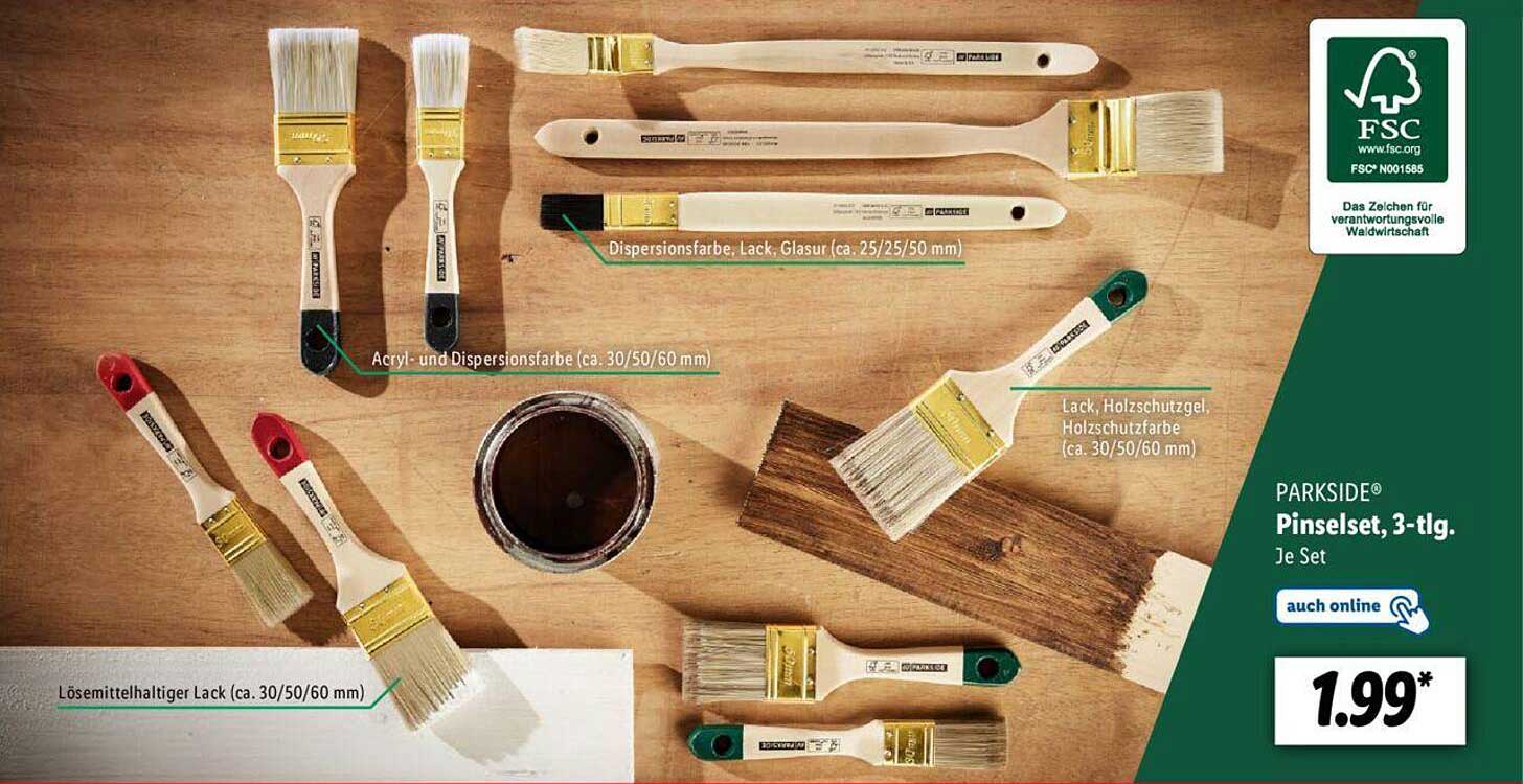 Purdy 3-teiliges Pinselset - Professionelle Malerpinsel Für Perfekte Streichergebnisse