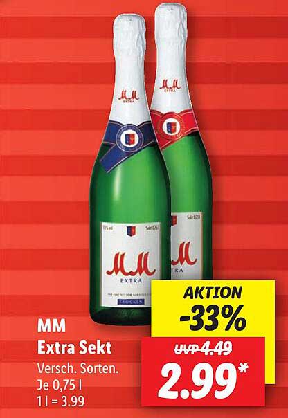 Mm Extra Sekt Angebot bei Lidl 1Prospekte.de