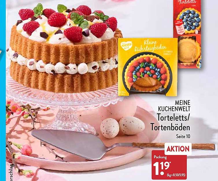 Meine Kuchenwelt Torteletts Oder Tortenböden Angebot bei ALDI Nord ...