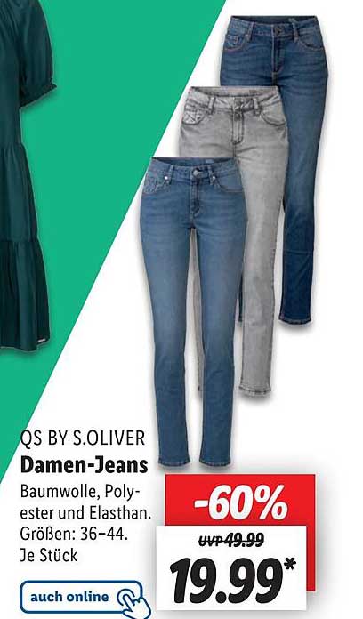 Lidl Qs By S.oliver Damen-jeans