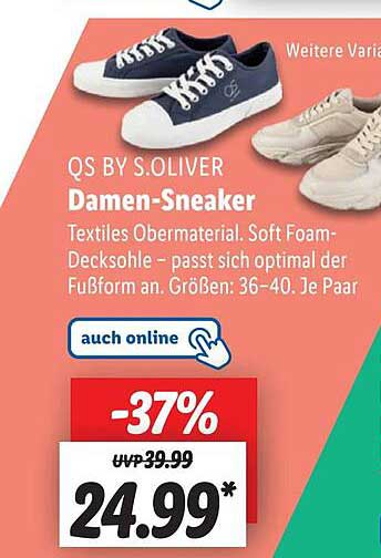 S.Oliver Donna Sneaker Basse 5-23613-45, Scarpe Da Ginnastica Comode E Alla Moda, Con Plantare Rimovibile