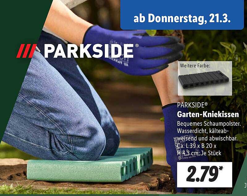 Parkside Gartenkniekissen Angebot bei Lidl 1Prospekte.de