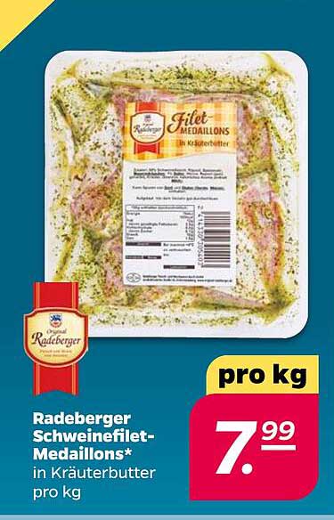 Radeberger Schweinefiletmedaillons Angebot bei Netto 1Prospekte.de