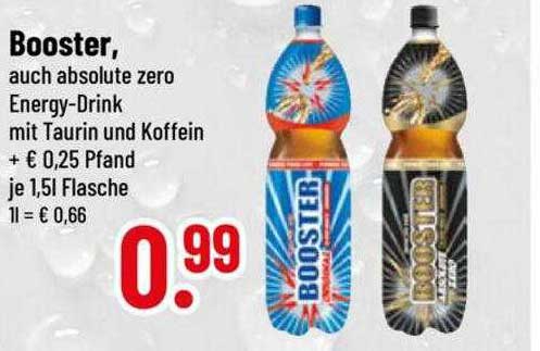 Booster Auch Absolute Zero Energy-drink Angebot bei Trinkgut ...