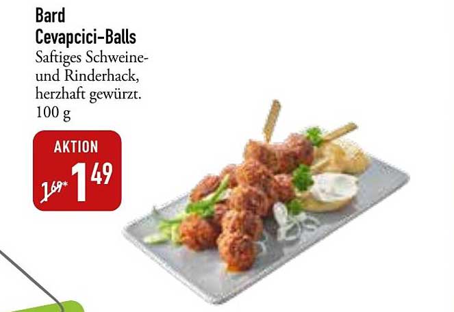Bard Cevapcici-balls Angebot bei DINEA - 1Prospekte.de