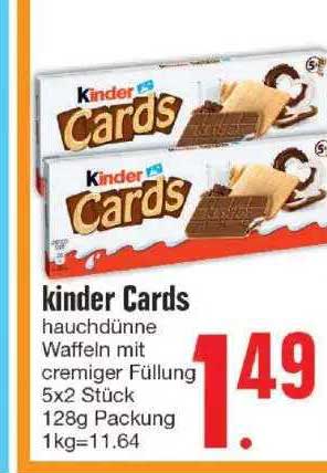 Kinder Cards Angebot Bei Edeka - 1prospekte.de