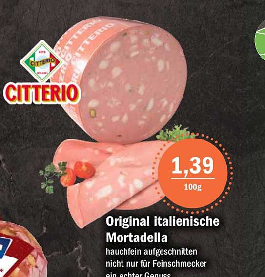 Original Italienische Mortadella Citterio Angebot bei Aktiv Irma