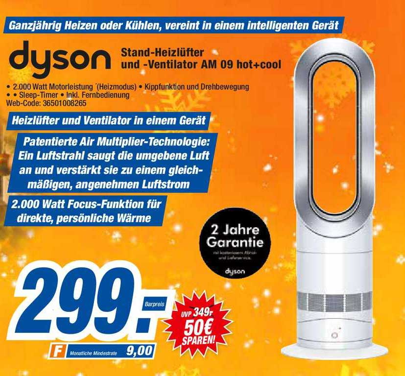 HEM Expert Dyson Stand-heizlüfter Und -ventilator Am 09 Hot+cool