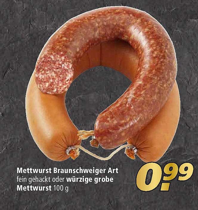 Braunschweiger Mettwurst – Streichfähig, Im Stü Produktbild-Vorschau 1