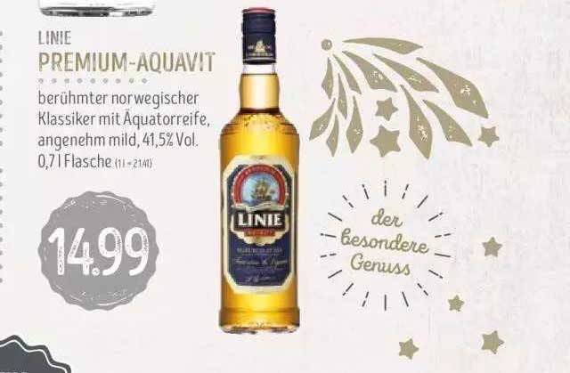 Linie Premiumaquavit Angebot bei Edeka Struve